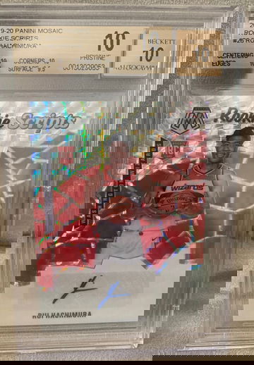 Rui Hachimura 19/20 Mosaic Rookie Auto BGS 10