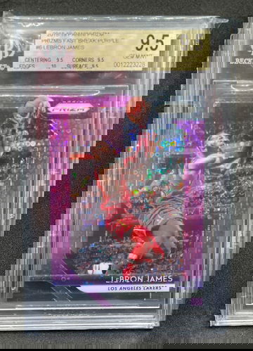2018 Lebron James Purple Prizm /75 BGS 9.5
