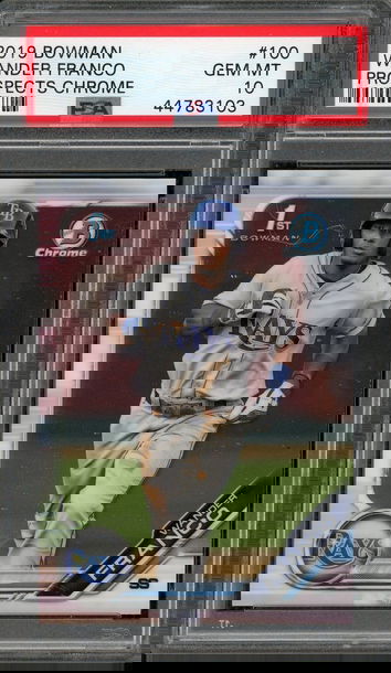 Wander Franco 2019 Bowman Chrome Rookie PSA 10