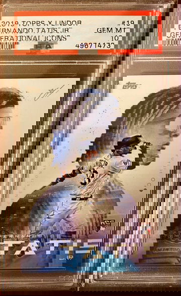 Topps X Lindor Fernando Tatis Jr RC PSA 10