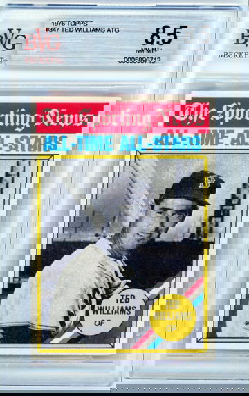 1976 Topps #347 Ted Williams ATG BVG 8.5 NM-MT!