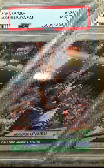 1992 Ultra Shaquille O’Neal PSA 9