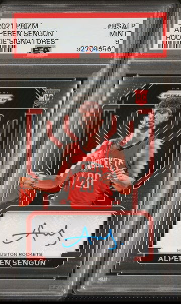 2021 Panini Prizm Alperen Sengun Rookie Auto PSA 9