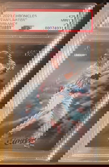 2023 Chronicles Evan Carter Luminance PSA 9