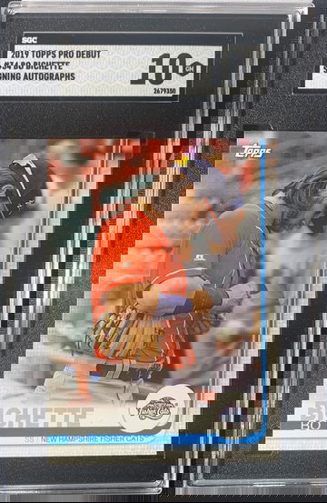 2019 Bo Bichette Pro Debut Variation