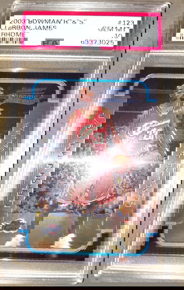 Lebron James Bowman Chrome RC PSA 10