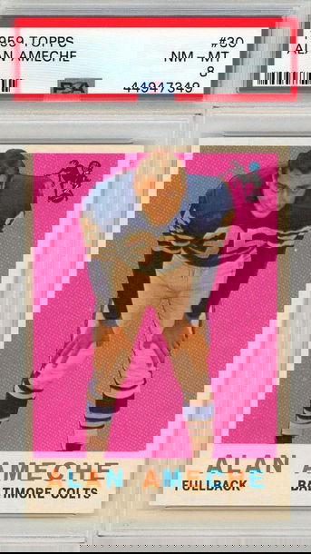 1959 Topps Alan Ameche #30 PSA 8 P1232