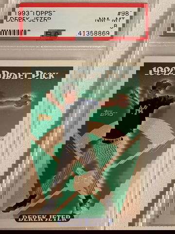 Derek Jeter 1993 Topps PSA 8