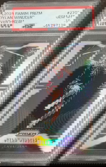 2019 Panini Prizm Dylan Windler Silver PSA 10