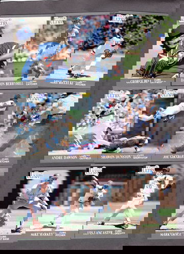 1991 Fleer Ultra Chicago Cubs Team Set 17 Cards Maddux Dawson Sandberg