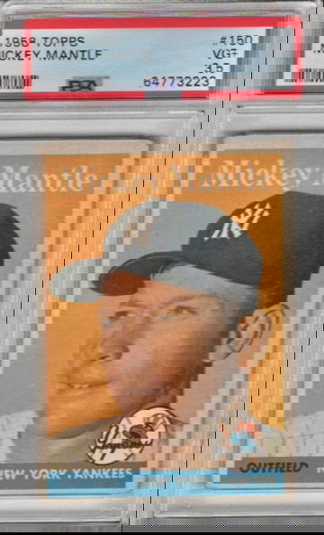 1958 Mickey Mantle #150 PSA 3.5