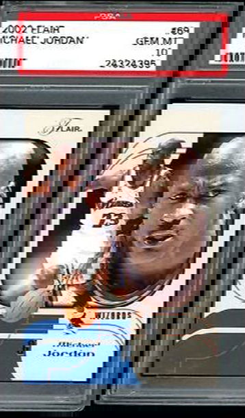 2002 Fleer Flair 69 Michael Jordan Washington Wizards PSA 10 Gem Mint
