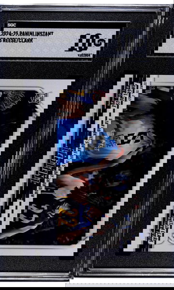 SGC 10 Caitlin Clark Angel Reese 2024 Panini Instant WNBA #73 Rookie Duo Card