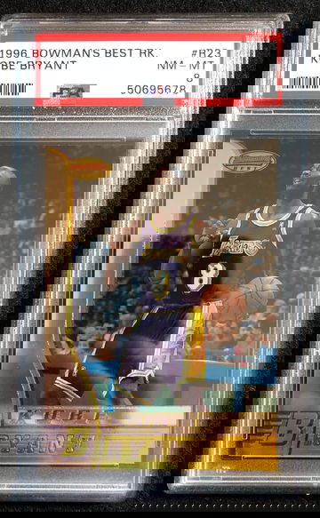 Kobe Bryant 1996-97 Bowman's Best RC #R23 Rookie NM-MT PSA 8