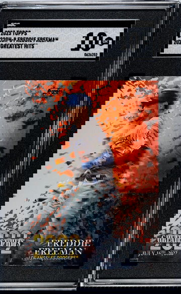 2023 Topps #22GH-8 Freddie Freeman '22 Great. Hits SGC 10