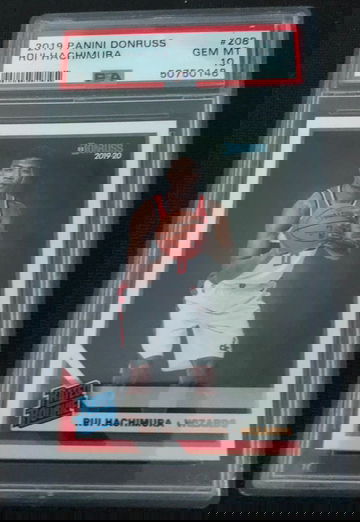 2019 Donruss #208 Rui Hachimura Rated Rookie RC PSA 10 Gem Mint