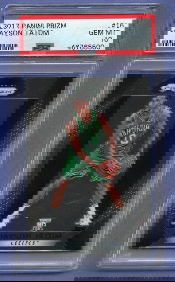 JAYSON TATUM 2017 Panini PRIZM Rookie #16 PSA 10 GEM MINT Boston Celtics