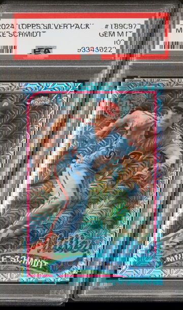 Mike Schmidt PSA 10 2024 Topps Silver Pack 1989 Chrome Promo #T89C-97 Phillies