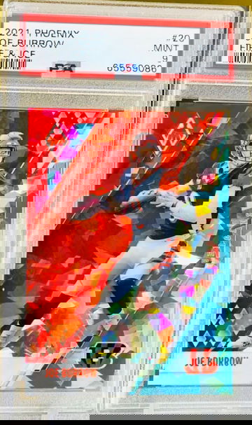 Joe Burrow Fire & Ice Prizm PSA 9 /50 Phoenix