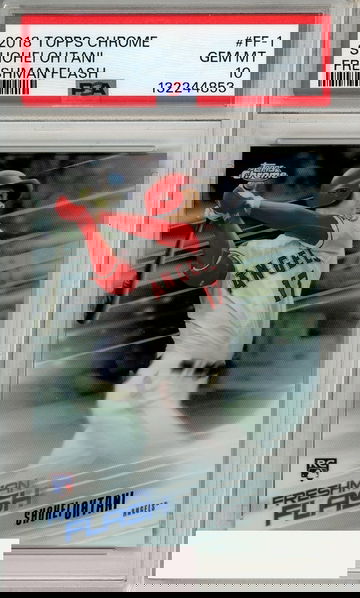 2018 TOPPS CHROME FRESHMAN FLASH SHOHEI OHTANI #FF-1 PSA 10 RC