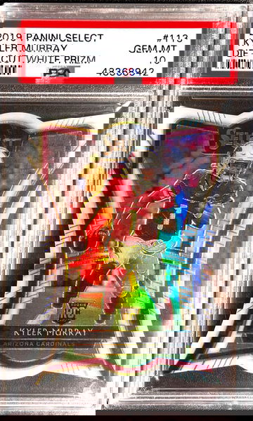 2019 Panini Select Kyler Murray Die - Cut White Prizm