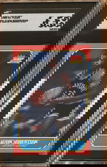 1986-87 Fleer Basketball Card #92 Alvin Robertson - Graded SGC 6.5 EX-NM+