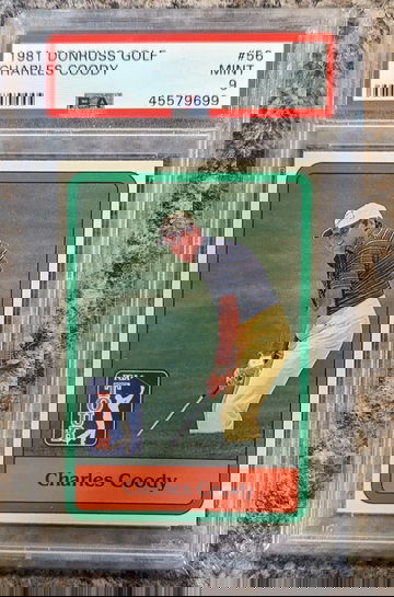 1981 Donruss Charles Coody PSA 9 Golf