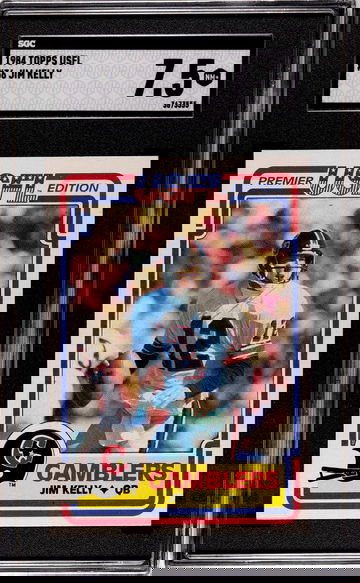 1984 Topps USFL Jim Kelly #36 SGC 7.5