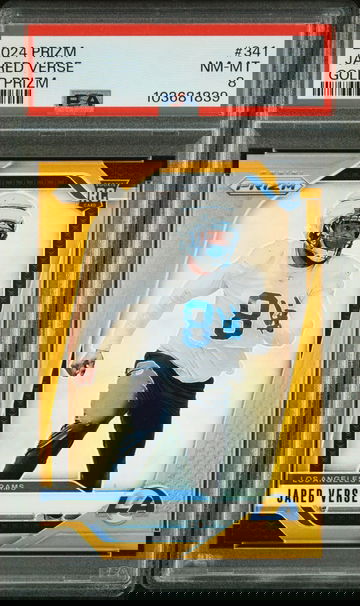 2024 Panini Prizm Jared Verse Gold Prizm RC /10 SSP PSA 8