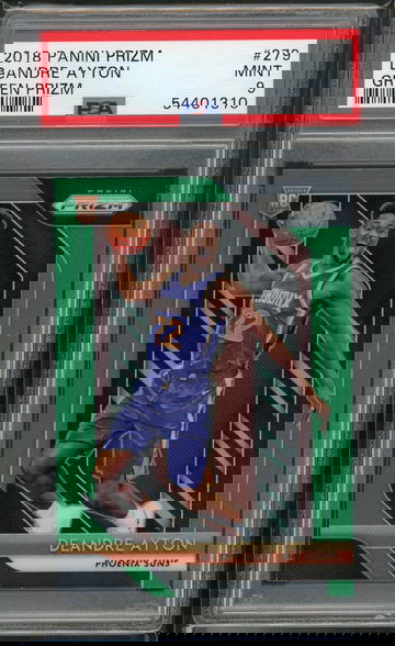 2018 Prizm DeAndre Ayton Green PSA 9 