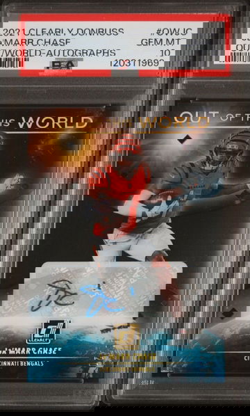 2021 PANINI CLEARLY DONRUSS OUT OF THIS WORLD RC AUTO [#18/20] Ja'maar Chase