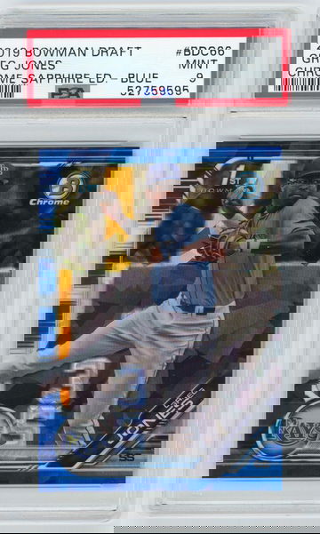 2019 Bowman Draft Sapphire Greg Jones Blue /99