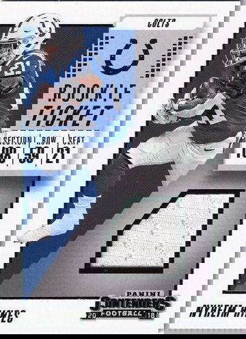 2018 Contenders Nyheim Hines #RTS-29 Relic