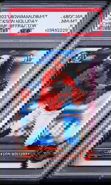 2022 Bowman #BDC-168 Jackson Holliday PSA 8