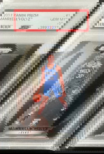 2017 Panini Prizm Rookie Markelle Fultz PSA 10