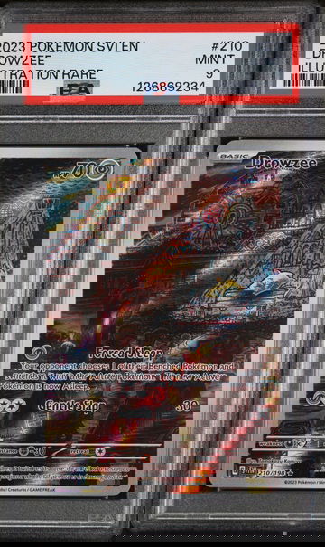 2023 Pokemon Scarlet and Violet Illustration Rare Drowzee #210 PSA 9