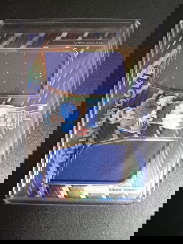 2019 Spectra rising rookie jersey patch 41/99 RC Daniel Jones 