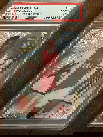 2020 Finest UCL Jurrien Timber #92 Speckle Refractor /175 