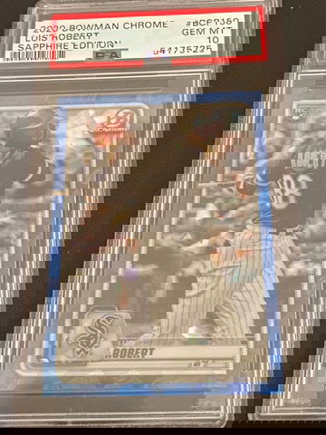 2020 Bowman Chrome Luis Robert Sapphire Edition Rookie PSA 10 GEM MINT