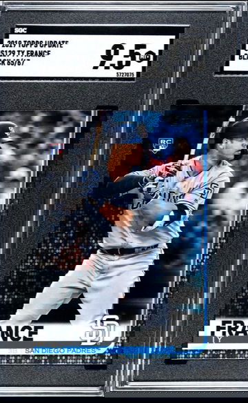 2019 Topps Update Black Ty France #US129 SGC 9.5 Mint+ Rookie Card RC /67 Low Pop