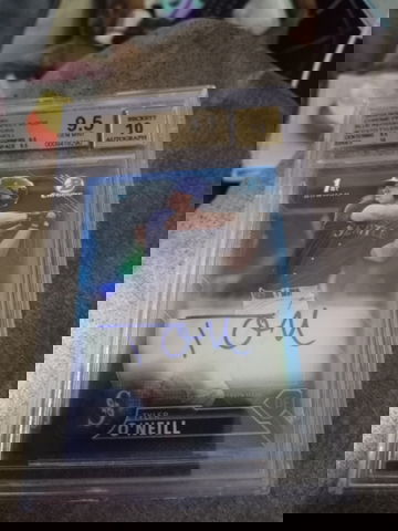 2016 16 Bowman Chrome Tyler O'Neill Rookie RC Auto Blue /150 BGS 9.5 GEM MINT #CPA-TO Baltimore Orioles