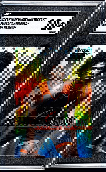 2022 SkyBox Premium #S-50 Scoot Henderson Metal Universe SGC 10