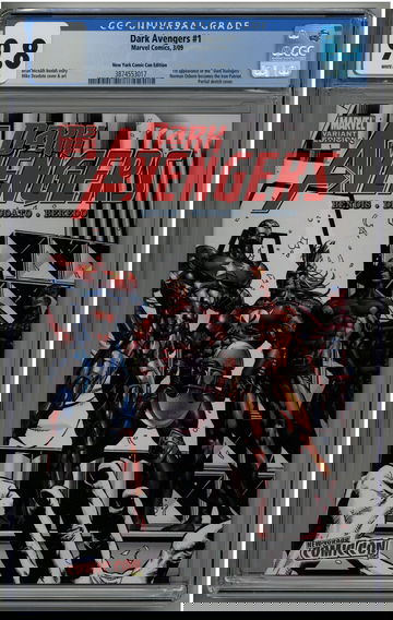 Dark Avengers #1 CGC 9.8 New York Comic Con Edition (2009) 1st Iron Patriot  Dark Wolverine app.