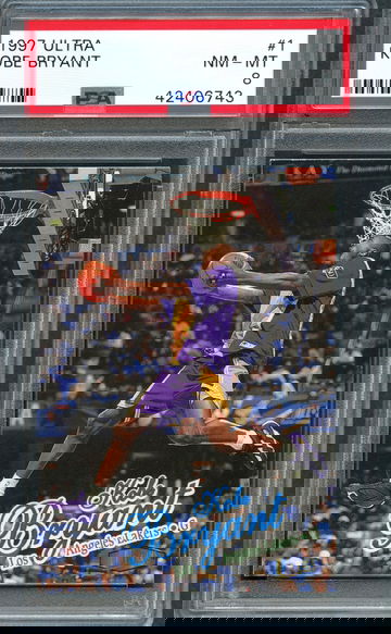 1997 Fleer Ultra Kobe Bryant #1 PSA 8