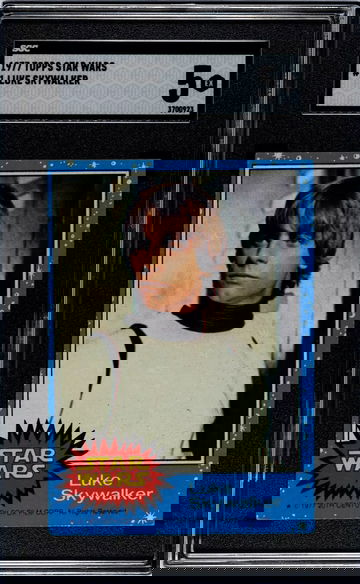 SHARP 1977 Topps Star Wars #1 Luke Skywalker SGC 5