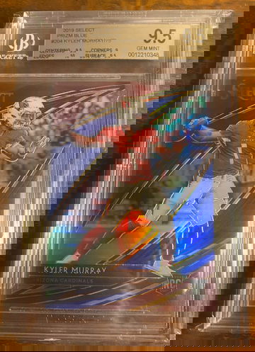 Kyler Murray 2019 Select Field Level Blue RC 1/75 BGS 9.5! JERSEY #