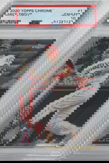 2020 Topps Chrome #1 Mike Trout PSA 10