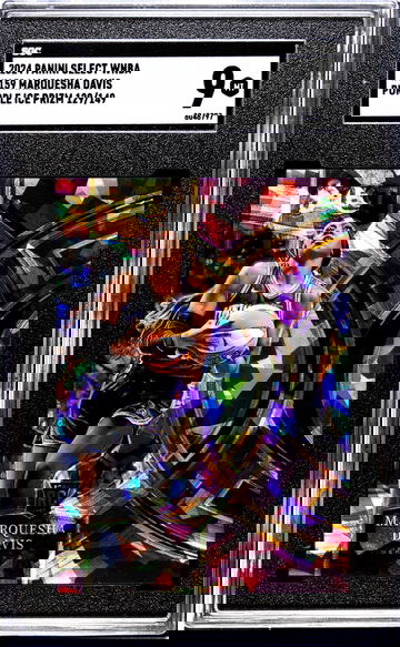 2024 Panini Select Wnba #159 Marquesha Davis Purple Ice Prizm /149 SGC 9