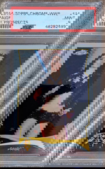 2014 Topps Chrome WWE #14 Paige PSA 9 (Shipped from Canada) 