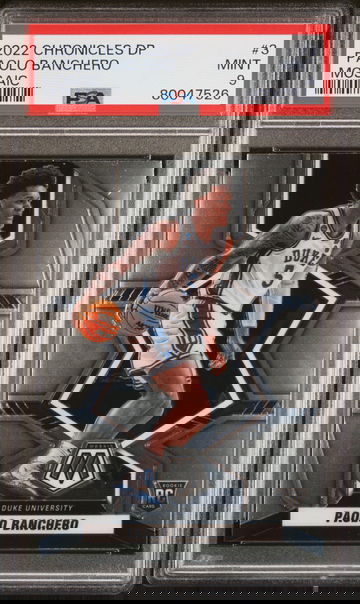 2022 Panini Chronicles DP #3 PAOLO BANCHERO Rookie Card RC Mosaic Mint PSA